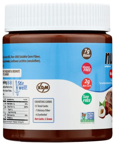 Nutilight No Sugar Added Hazelnut Spread With Cocoa And Milk, Keto And Diabetic Friendly, Kosher, Non-Gmo,100% Natural, Cholesterol-Free, Gluten-Free, And Soy-Free, 11 Ounces (Pack Of 1) #TOP2