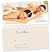 Produktbild 50 Geschenkgutscheine PAAR BEI DER MASSAGE für Beauty, Geschenkartikel, Mode, Accessoires - Gutscheinkarten, Gutscheine