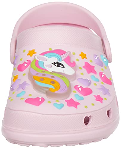 Skechers Girl's Foamies Heart Charmer-Unicorn Delight Water Shoe, Pink, 10 Toddler #TOP1