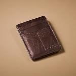 Fossil Ingram Etui de carte magnétique en cuir avec porte-monnaie pour homme, noir, (Modèle : ML3235001) | Magnétique