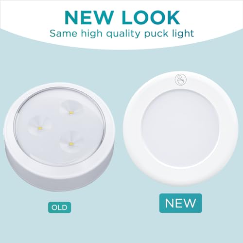 Brilliant Evolution BRRC113 Ultra Thin Wireless Led Touch Lights Stick On, 2Pk - Led Under Cabinet Lighting - Closet Lights - Puck Lights Battery Operated - Ander Counter Lights thumb #8