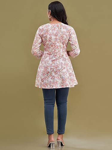 Image of feranoid Women Cotton Angrakha Kurti