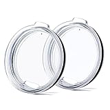 Prurex 2 Pack 20 ozTumbler Lid for Yeti Rambler,Old Style Rtic and More Travel Mugs, Splash Proof Replacement Lid for 3.2' Inner Diameter Tumblers