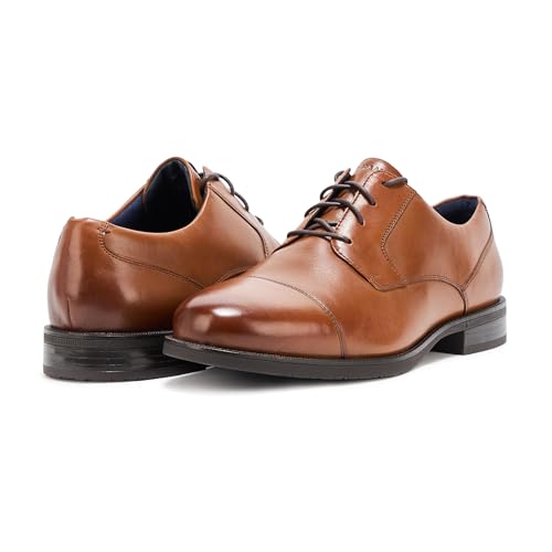 Cole Haan Men's Shoes - Bedford Cap Toe Oxford, British Tan/Java, 9-M US