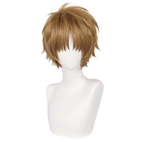 osseoca li syaoran - Peluca de cosplay (amarillo marrón (LI SYAORAN))