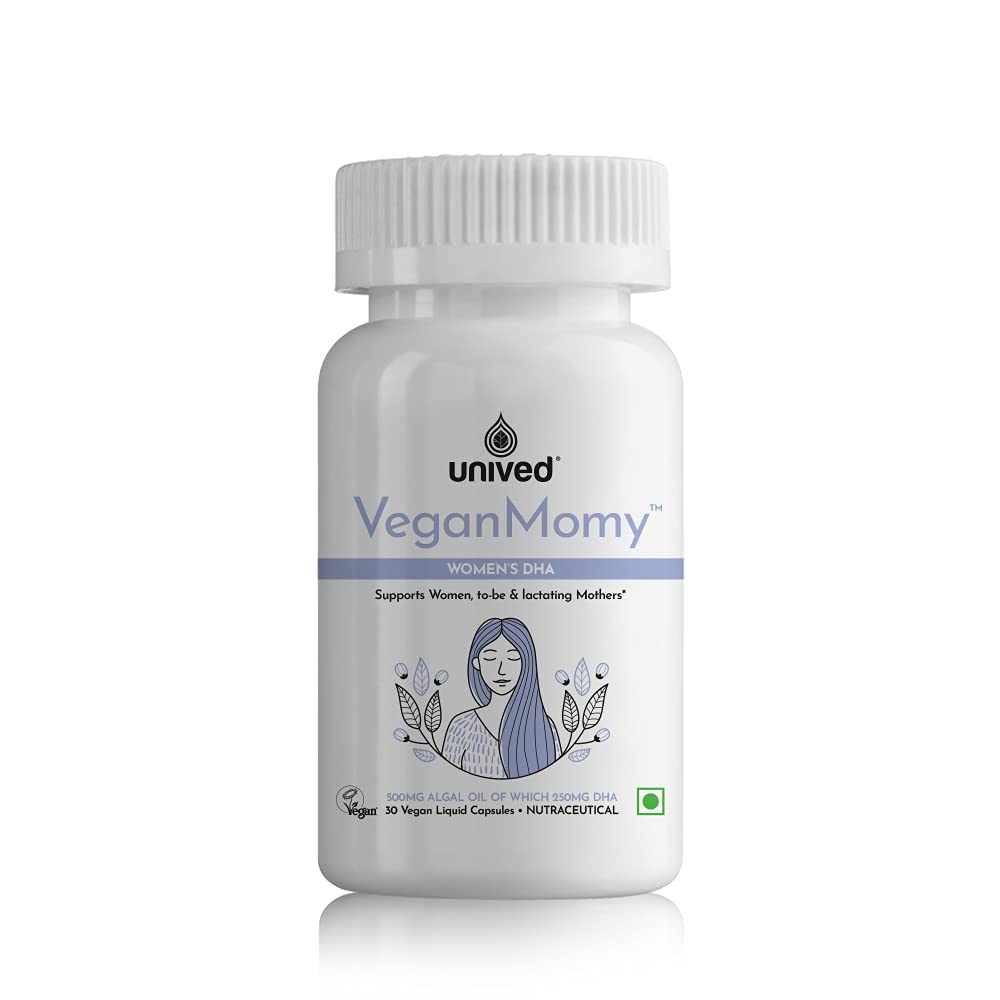 Buy Unived VeganMomy™ Woman's DHA Based Omega3 DHA from MicroAlgae For All Women