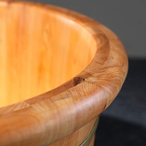Spa de pies de madera sólida Katzowen miniatura 5