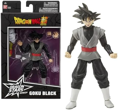 BANDAI – Dragon Ball Super – Dragon Star Figur 17 cm – Goku Black – Offizielle Dragon Ball Lizenz - Gelenkige Goku Black Figur - Spielzeug für Kinder ab 4 Jahren - 35999