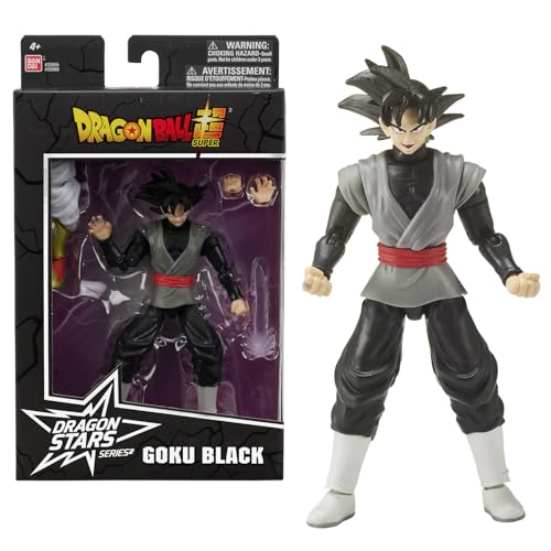 BANDAI - Dragon Ball Super - Figurine Dragon Stars 17 cm - Goku Black - Figurine d'action articulée Goku Black - Licence Officielle Dragon Ball - Jouet Enfant 4 Ans et + - 35999