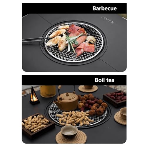 Table de barbecue au charbon de bois portable et pliante - 6