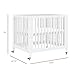 Babyletto Rolli All-Stages® Midi Crib Conversion Kit in White, Greenguard Gold Certified, FSC Certified, Portable & Adjustable with Pad Included
