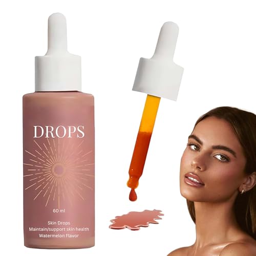 Bräunungstropfen zum Trinken, Bräunungstropfen zum Einnehmen, Selbstbräune Nahrhafte Braune Enhancer, Tanning Drops with Benefits Tan, Nähren Und Mit Feuchtigkeit Versorgt Bronz