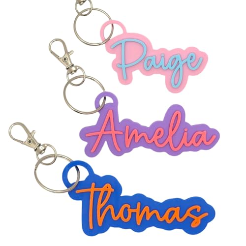 Personalized Nametag Keychain, Durable Luggage Tag, Bag Tag Custo...