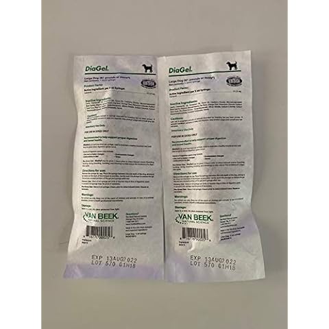 Van Beek Diagel Diarrhea Control Gel for Dogs (Large) 5 mL Syringe (2 Pack) Cover