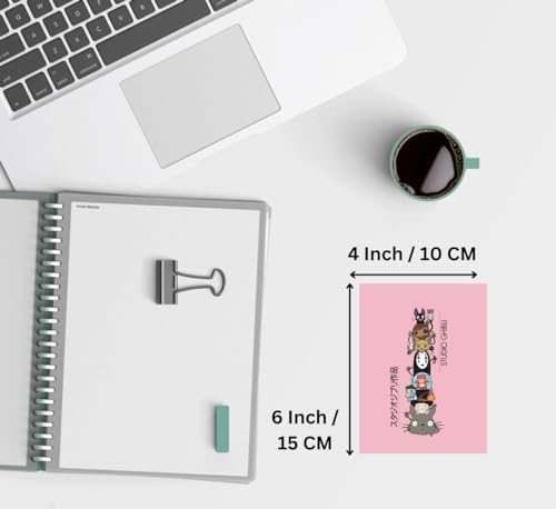 Image of Paper Ghibli Poster - Studio Anime Movie Set Of 36 6X4 Inch 300 Gsm Merchandise Postcards Home Decor Wall Collage Kit Aesthetic Posters, Self-Adhesive