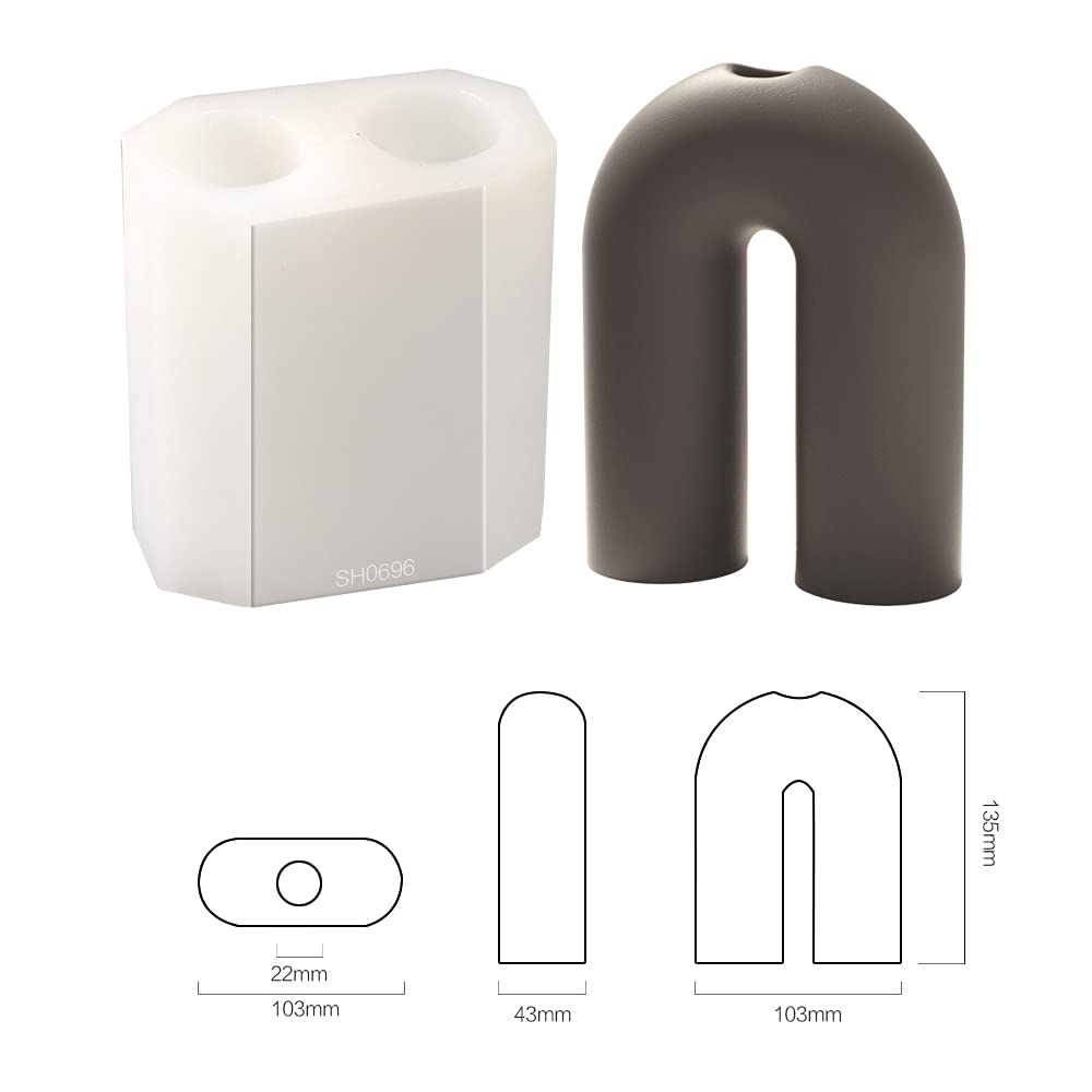 Candlestick Silicone Mold for Pillar Candles 4