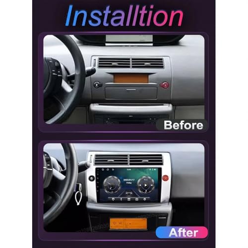 Audio estéreo 2 DIN y pantalla de coche para Citroen C4 2004-2014 con Mirror Link y Bluetooth 2