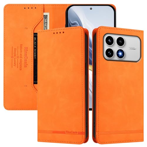 �Ή��@�� for Xiaomi Poco F8 Pro 5G,�Ή��@�� for Redmi K90 5G �t���b�v�X�^���h�t���}�O�l�b�g���J�X���b�g�E�H���b�g�P�[�X Orange