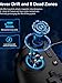 Wireless Mobile Gaming Controller, Phone Controller for iPhone/Android, Hall Joystick/Trigger, Bluetooth Handheld Gaming Controller with Programmable, No Dead Zone, Adjustable Light/Turbo, for Xbox Cloud, Steam Link