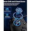 Wireless Mobile Gaming Controller, Phone Controller for iPhone/Android, Hall Joystick/Trigger, Bluetooth Handheld Gaming Controller with Programmable, No Dead Zone, Adjustable Light/Turbo, for Xbox Cloud, Steam Link