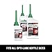 Opti-Lube Fuel Additive, Chemical, & Oil Flexible Funnel Spout for 4oz, 8oz, 16oz, Quart, and Gallon Bottles (Capless Funnel)
