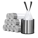 【Taille applicable】 : Ce sac à ordures avec poignée convient aux seaux de 10 à 15 litres. Taille : 17,7 pouces (L) x 19,7 pouces (H) (45 x 50 cm).