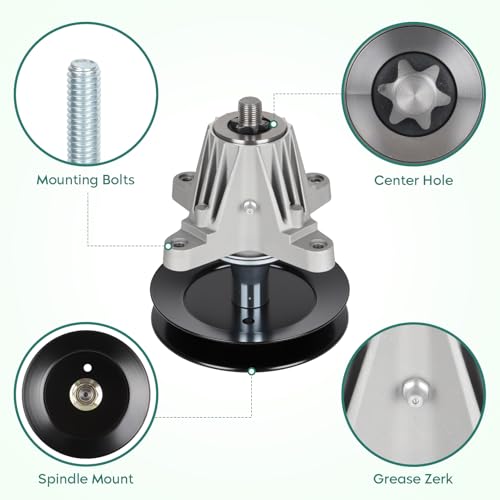 RZT-S54 Spindle Assembly 54" Deck 618-06978 918-06978 Fits for MTD Cub Cadet Troy Bilt XT1-ST54 XT1-GT54 ZT1-54 ST54 ZT2-54 TB2454 Craftsman T8400 G8400 Z6660（3 Pack） by PetMigo - Image 5