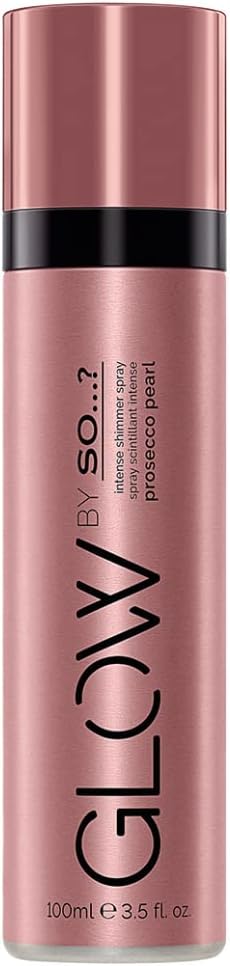 Glow By So…? Womens Prosecco Pearl Intense Shimmer Body Spray for Women 100ml