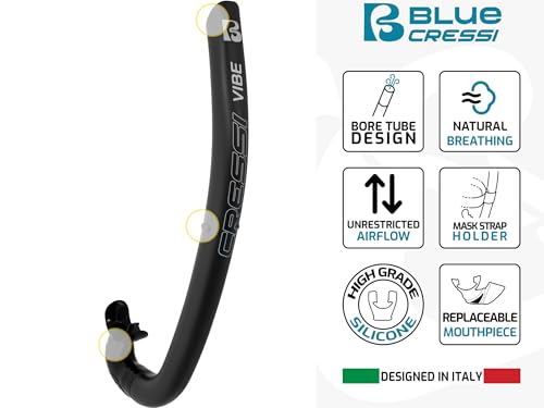 Máscara y snorkel para adultos Nautilus de Cressi - Ligero y fácil de respirar, diseño italiano miniatura 4