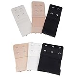 Medsuo Women Ladies Bra 2 x 2 Hooks and 2 x 3 Hooks Extender (6pcs in Pack)