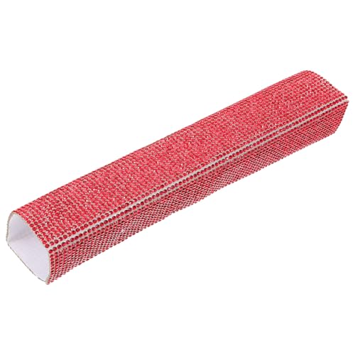 Funda para micrófono protectora que evita resbalones con elegante tela de pedrería brillante