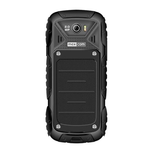 Maxcom MM920 téléphone antichoc noir mobile robuste tout terrain