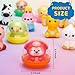 30 Packs Squishy Animals with Capsules, Slow Rising Stress Relief Toys, Party Favors, Birthday Gifts, Sensory Fidget Toys for Kids, Classroom Rewards, Travel & Claw Machine Toys