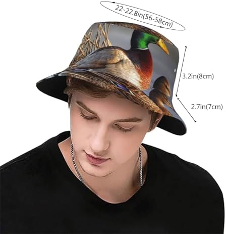 Chapeau Bob Canard Jaune Mignon - Chapeau Pêcheur Voyage Plage Unisexe