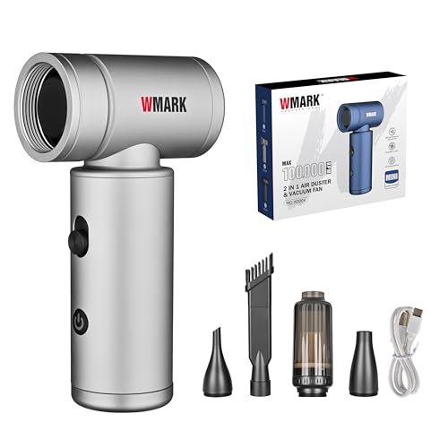 WMARK 2-in-1 Air Duster & Vacuum Fan