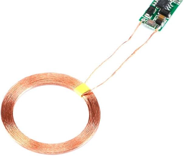 JESSINIE wireless power transfer module showing the copper inductive coil and connected circuit board