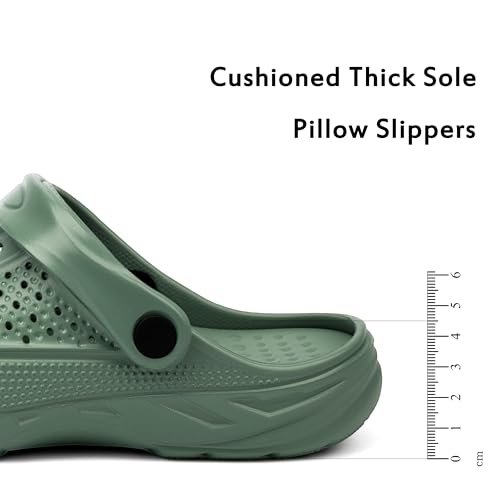 Image of INMINPIN Mens Womens Garden Clogs Shoes Beach Slippers Pool Water Sandals with Comfortable Arch Support Insole