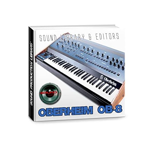 OBERHEIM OB-8 enorme fábrica original y la nueva biblioteca de sonido creada y editores en CD o descargar