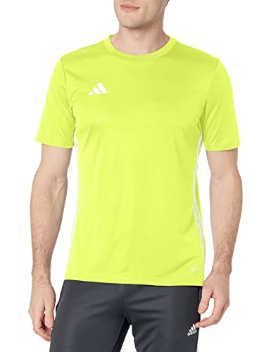 adidas Camisa masculina Equipo 23, Team Solar amarelo/branco, 3G Alto