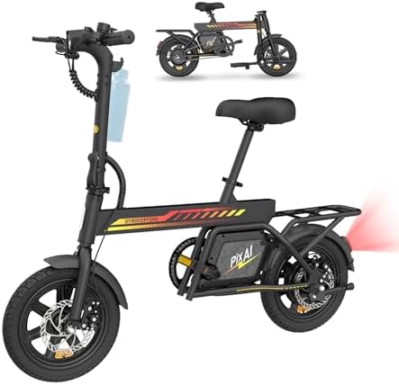 Gyrocopters PixAI Electric Bike for Adults & Teens | Upto 70km Range | Upto 32km/hr Speed | Smart Anti-Theft GPS, Dual Rider E-Bike | UL 2849 Certified