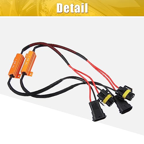Decodificador LED Canbus 2pcs H11/H9/H8 Auto X AUTOHAUX miniatura 5