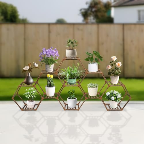 Support de plantes en bois 231 cm pour libérer l'espace de vos balcons