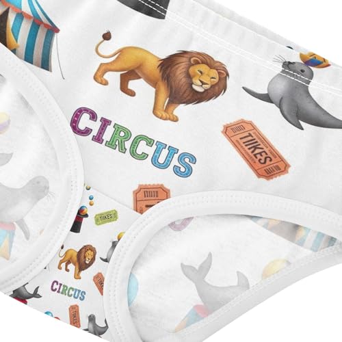 Circus Tents Toddler Girls Underwear, Girl Panties, 2T–8 Years 5