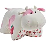 Pillow Pets - Sweet Scented Strawberry Cow Puff - Stuffed Animal - Plush
