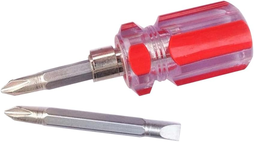TEHAUX Dual-purpose Telescopic Screwdriver Ratchet Screwdriver Set Heavy-duty Steel Easy Storage Ergonomic Handle for Watch Repair Workshops