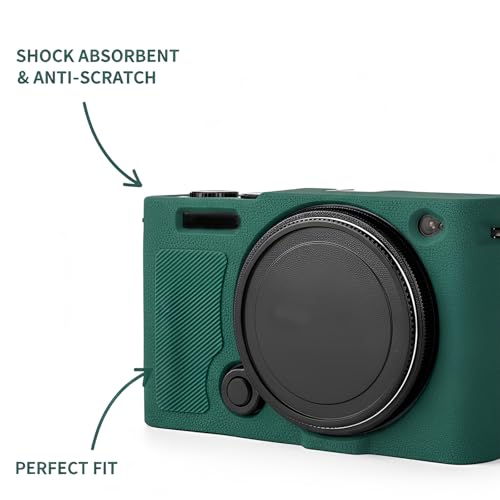 Étui Lumix S9 Panasonic silicone vert protège rayures boîtier