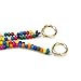 HEVSTIL Curtain Tiebacks, 2 Pack Colorful Coconut Shell Curtain Drapery Holdbacks, Boho Curtain Ties for Home Office Decorative,Blue