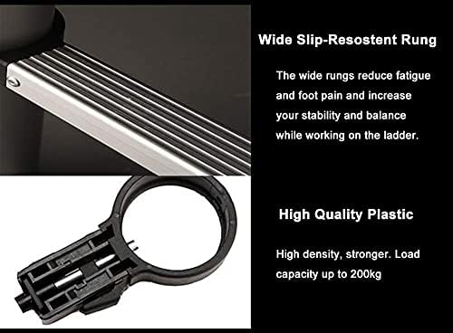 Telescopic Ladder Telescopic Ladders Multi-Purpose Extendable Ladder Telescopic Ladder Telescoping Extension Ladder 20ft / 16ft / 12.5ft / 10.5ft, Aluminum Telescopic Ladders for Rooftop RV