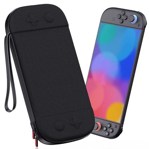 YAKINO Switch 2 �n���h�w���h�Q�[���R���\�[���L�������O�P�[�X �i�C������ �|�[�^�u�����[�{�b�N�X �S�ʕی� �Ռ��z�� �h�� �h�o ����h�~ �����^�ъȒP �O�o�◷�s�ɍœK�B (�u���b�N)