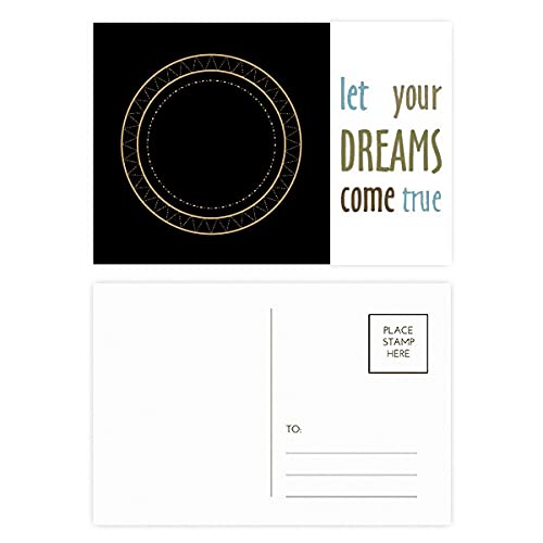 Cartes postales totem Dream Come True pour messages inspirants
